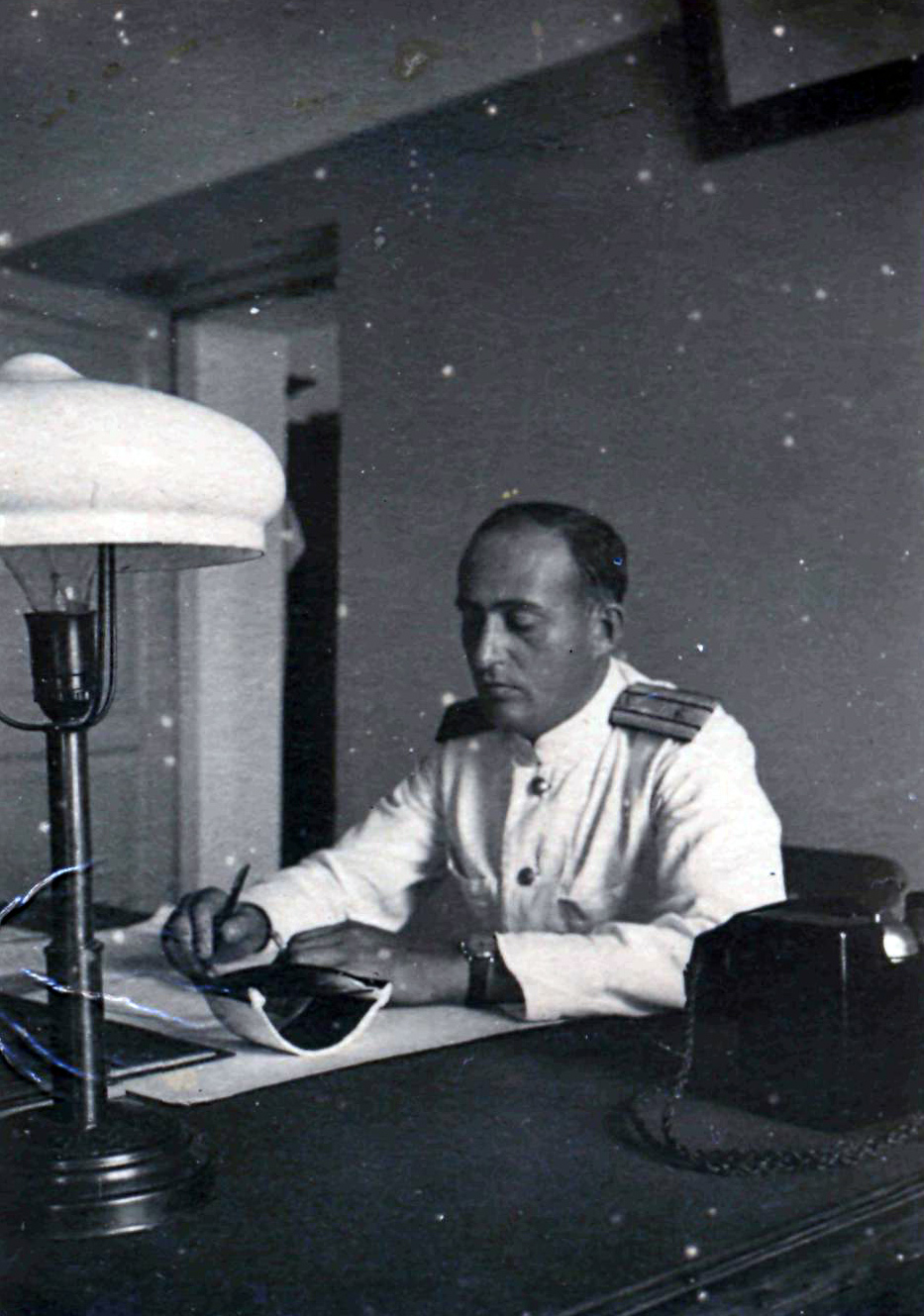 На фото: Семён (Соломон) Яковлевич Раскин – капитан 3-го ранга Военно-Морского Флота Советского Союза